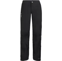 Py&ouml;r&auml;ilyhousut Vaude Naisten Yaras Rain Pants IIi Black